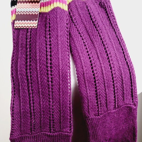NWT Missoni For Target "Rare" Long Gloves, Passion Purple, One Size - Picture 10 of 14